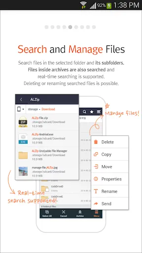 Скриншоты ALZip – File Manager & Unzip