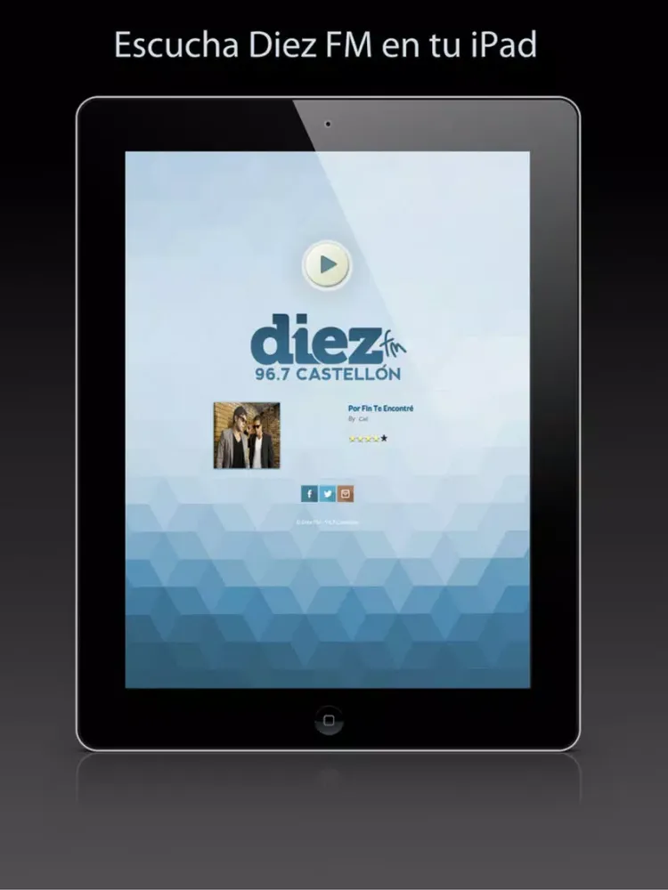 Zrzuty ekranu Diez Fm Radio iPad 