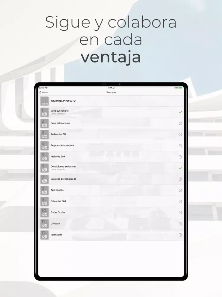 Porcelanosa Partners iPad  스크린샷