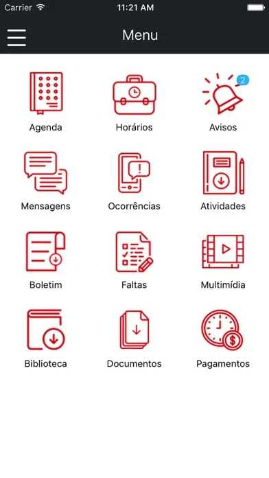 Capturas de tela do RTG Especialização