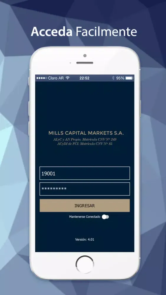 Mills Capital Markets Screenshots