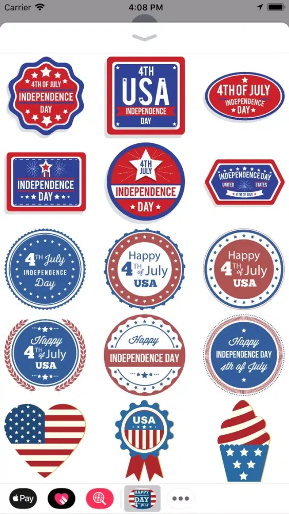 Capturas de tela do Independence Day 4th July