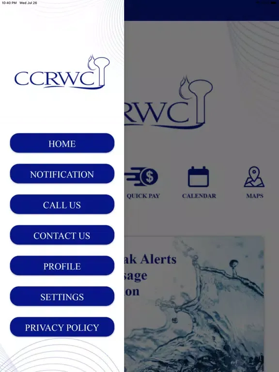 صور Chesterfield Co. Rural Water iPad 