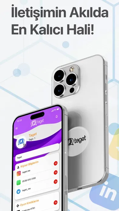 Ảnh chụp màn hình của Taget | Dijital Kartvizit