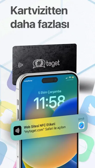 Ảnh chụp màn hình của Taget | Dijital Kartvizit