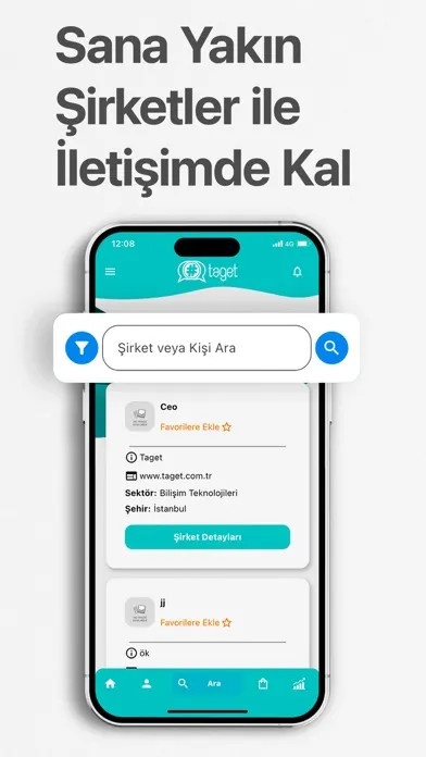 Ảnh chụp màn hình của Taget | Dijital Kartvizit