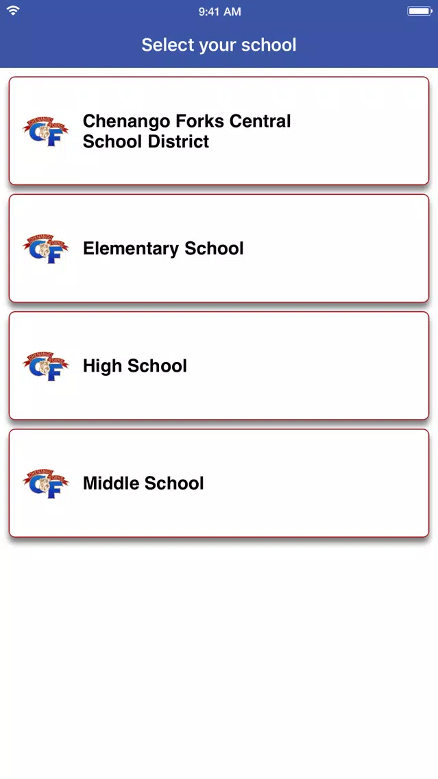 Chenango Forks CSD Screenshots
