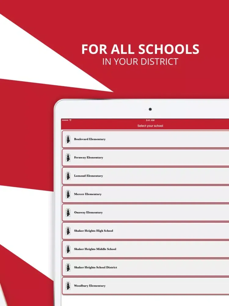 Shaker Heights Schools iPad  스크린샷