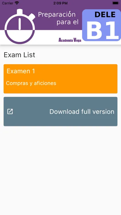 DELE B1 Spanish Examen1 Screenshots