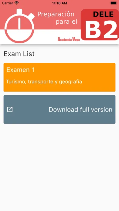 DELE B2 Spanish Examen1 স্ক্রিনশট