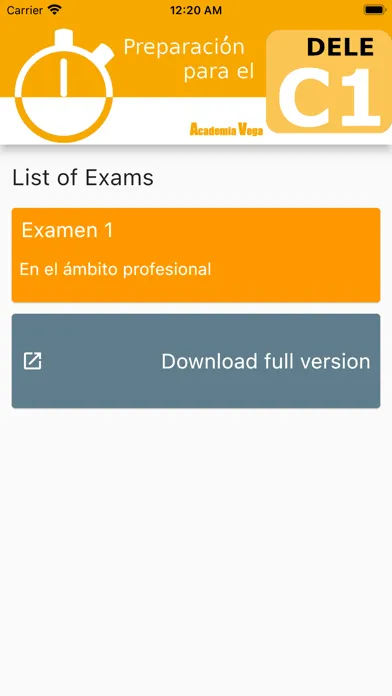 DELE C1 Spanish Examen1 স্ক্রিনশট