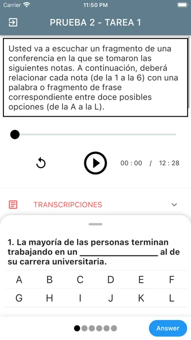 DELE C1 Spanish Examen1 স্ক্রিনশট