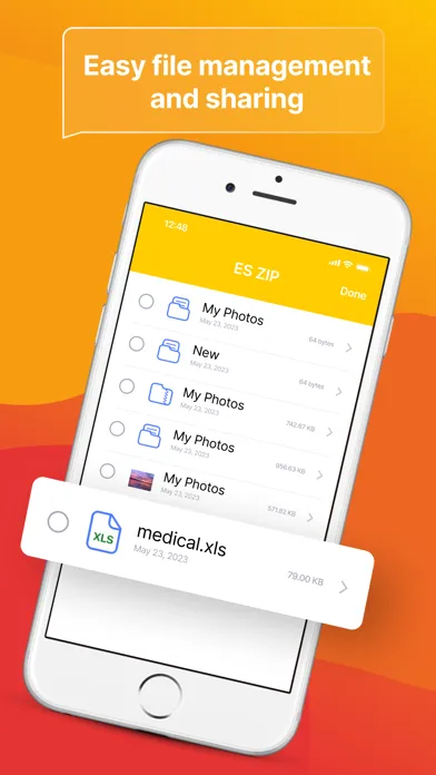 Captures d'écran de ZIP - ZIP & RAR archive tool