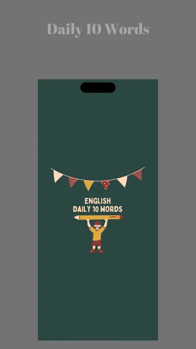 Ảnh chụp màn hình của Daily 10 Words English