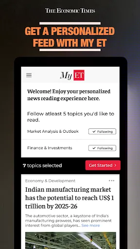 Скриншоты Economic Times : Business News