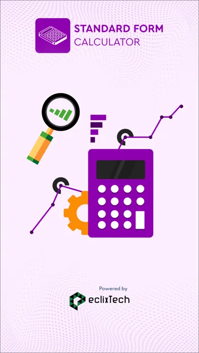 ภาพหน้าจอของ Standard Form Calculator
