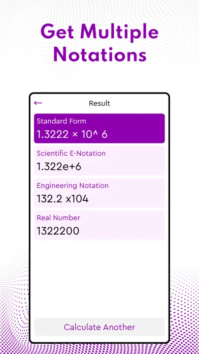 ภาพหน้าจอของ Standard Form Calculator