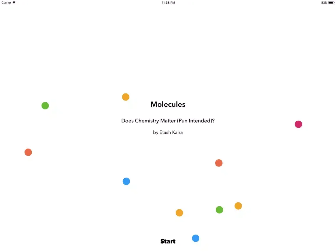 Molecules Matter iPad 應用截圖