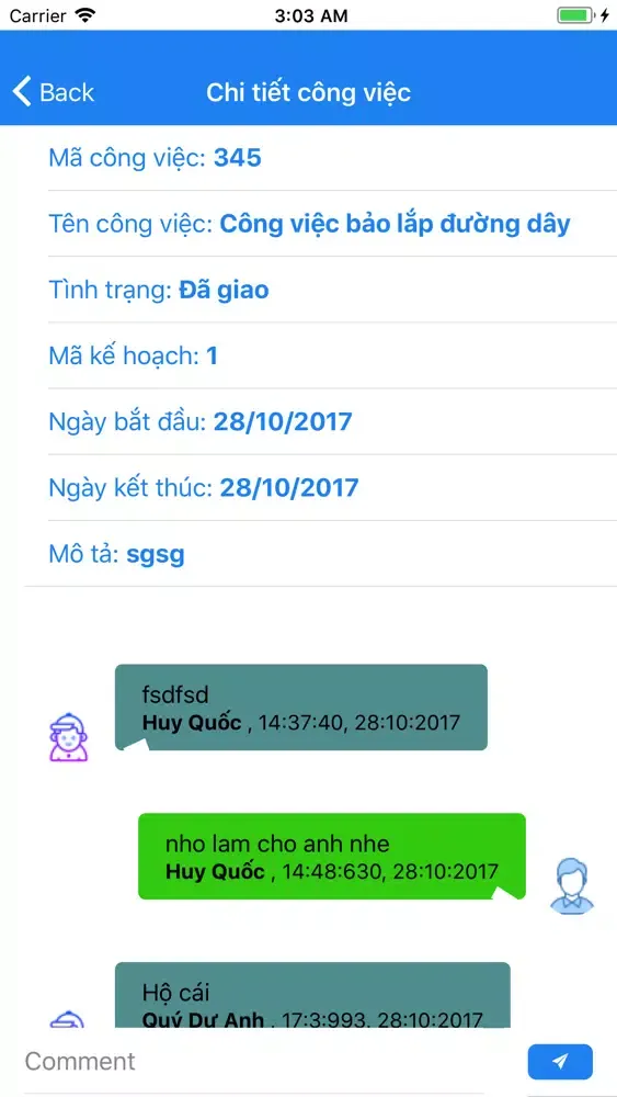 ETASK Ekran Görüntüleri