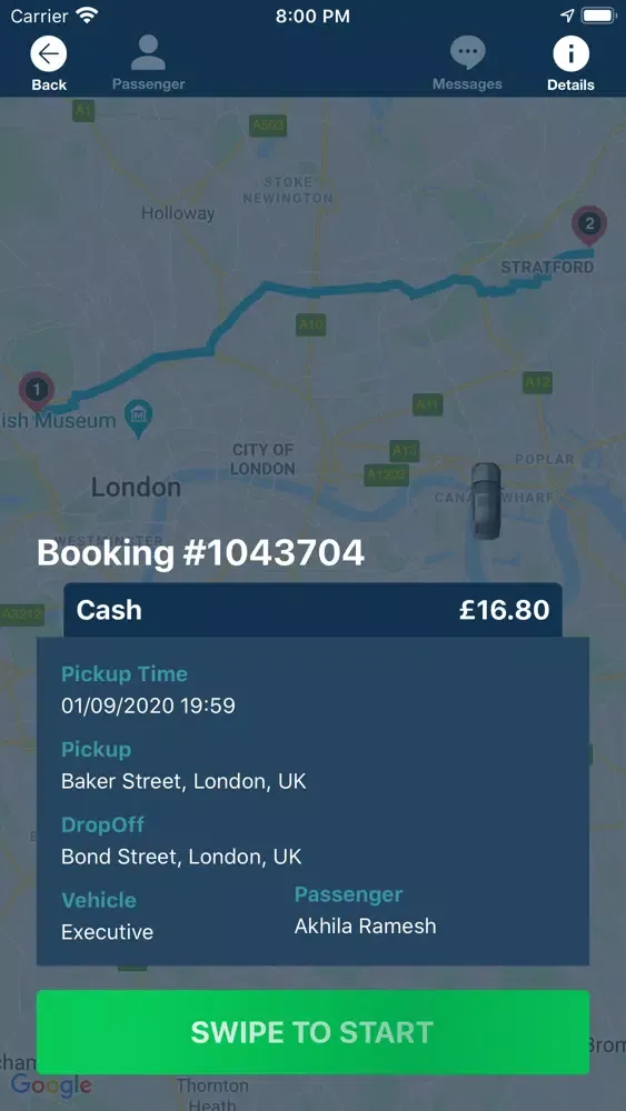 e-taxi Driver Screenshots
