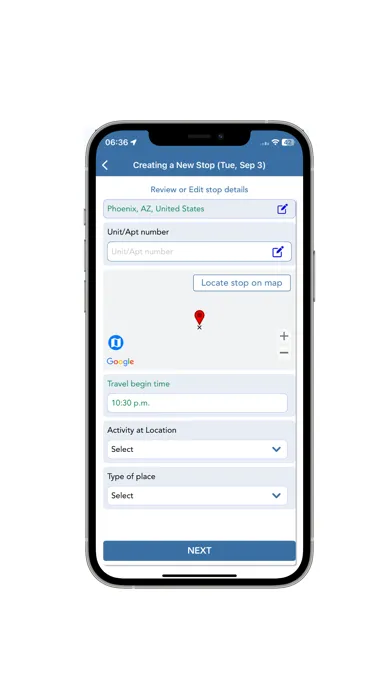 Capturas de pantalla de Student Travel Survey