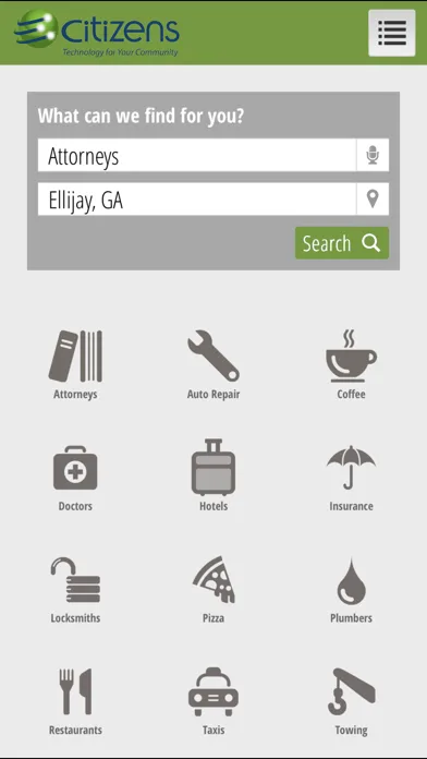 Скриншоты Citizens Telephone Directory
