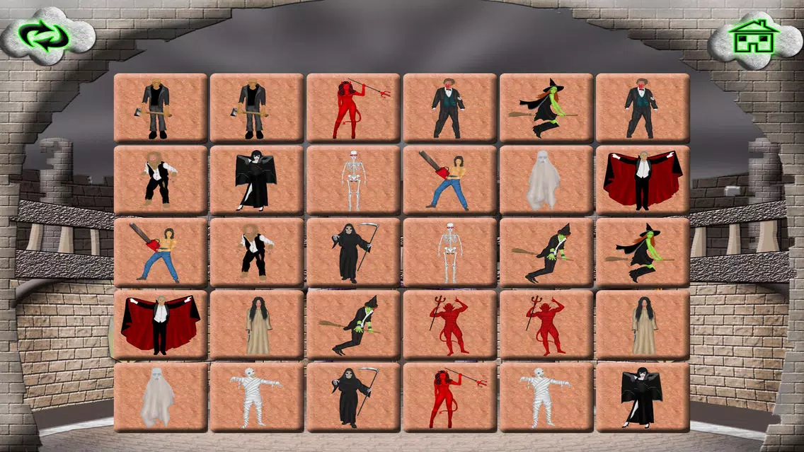 Ảnh chụp màn hình của Memory Cards For Halloween