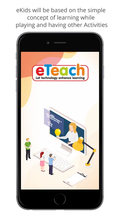 ภาพหน้าจอของ eTeach eLearning App