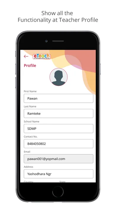 ภาพหน้าจอของ eTeach eLearning App