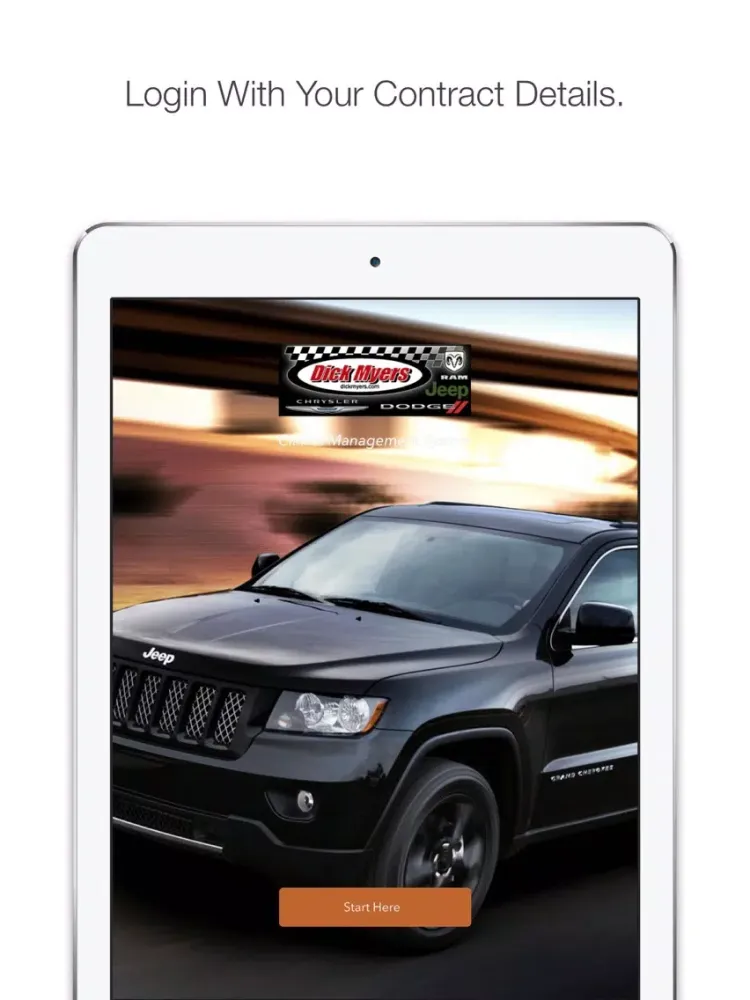 Capturas de pantalla de Dick Myers Jeep Service iPad 