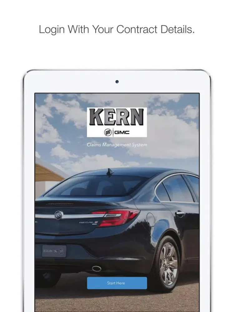 Kern Buick Service iPad  Screenshots