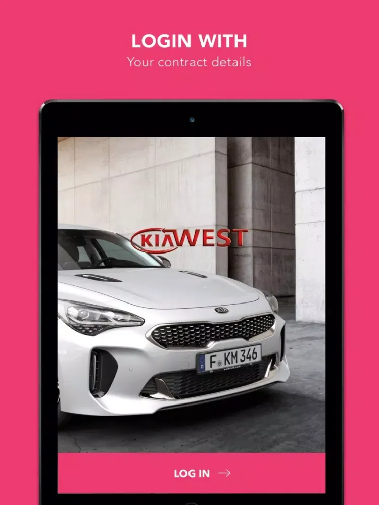 Kia West Service iPad  स्क्रीनशॉट