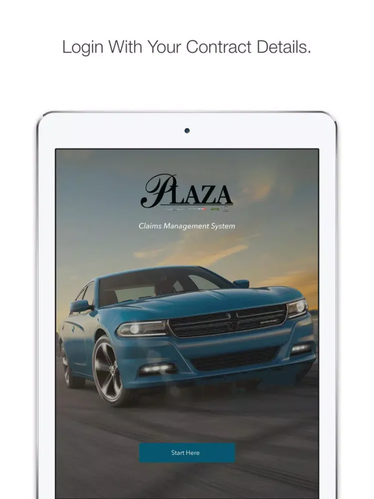Capturas de tela do Plaza Chrysler Jeep Dodge iPad 
