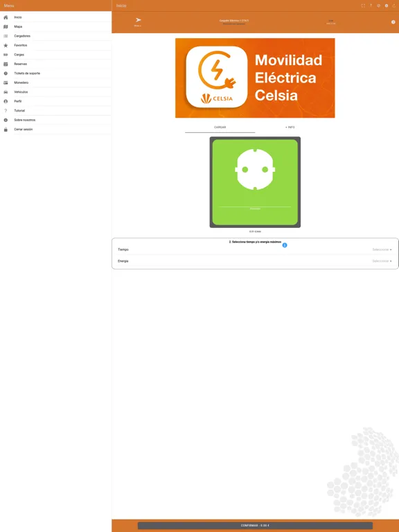 Capturas de pantalla de Movilidad Eléctrica Celsia iPad 