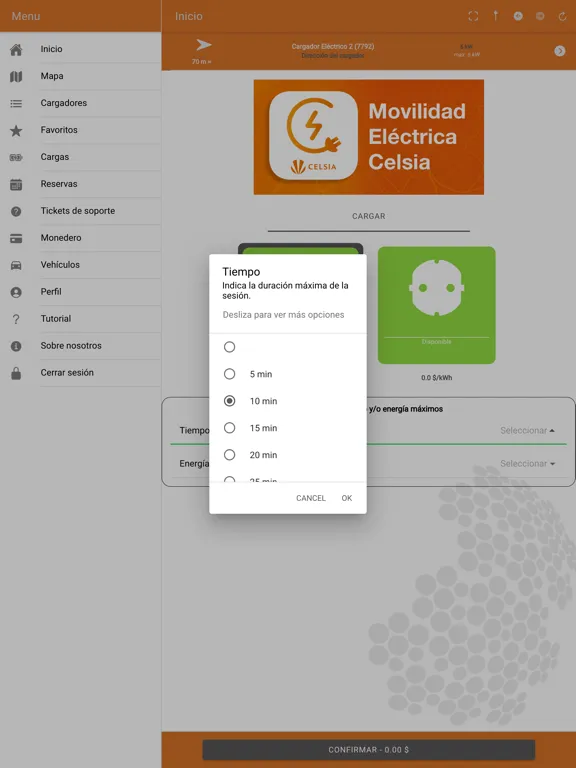 Capturas de pantalla de Movilidad Eléctrica Celsia iPad 
