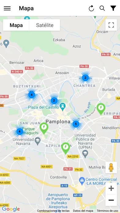 Zrzuty ekranu Pamplona EVCharge
