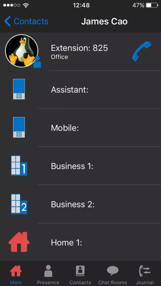 Capturas de tela do IMX Mobile