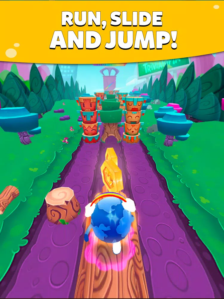 Tangkapan layar Triviatopia Run iPad 