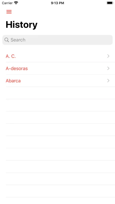 Ảnh chụp màn hình của Dicionário Português Offline