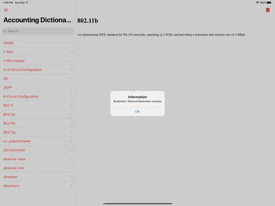 Electrical Dictionary Offline. iPad  Screenshots