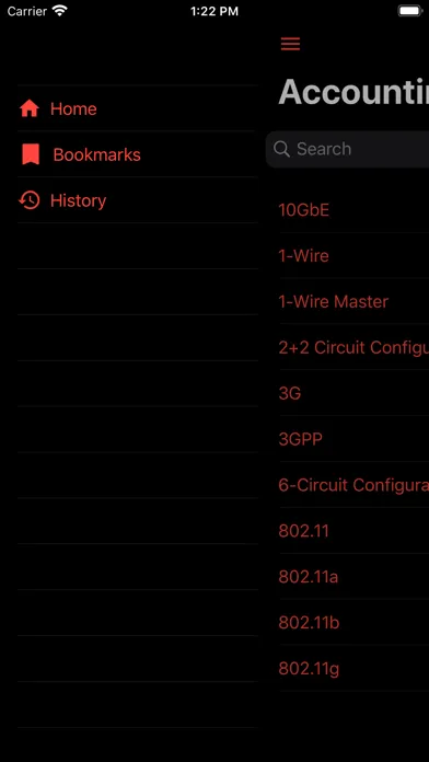 Electrical Dictionary Offline. Screenshots