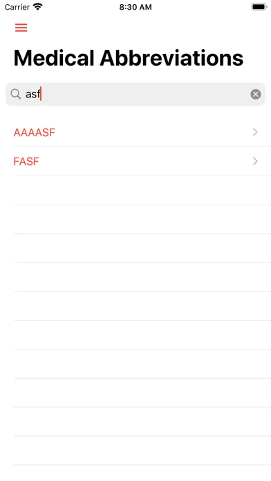 Medical Abbreviations Offline應用截圖