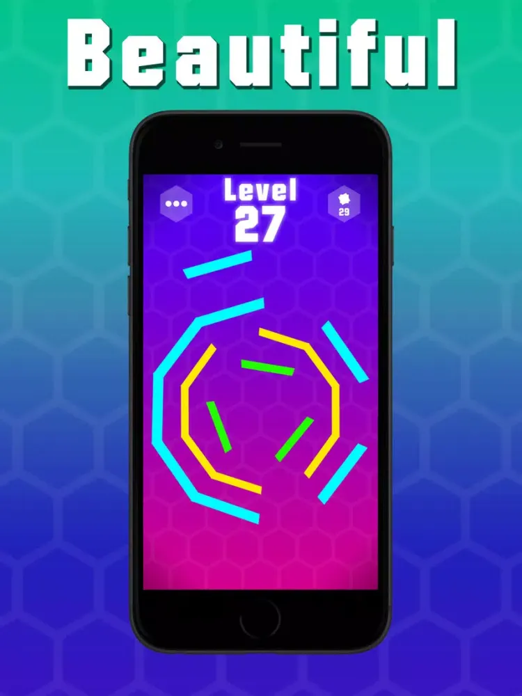 ภาพหน้าจอของ Poly Crack iPad