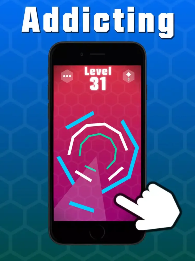 ภาพหน้าจอของ Poly Crack iPad