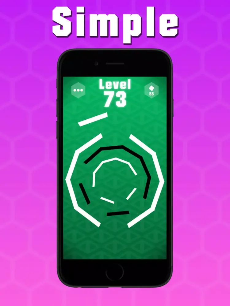 ภาพหน้าจอของ Poly Crack iPad