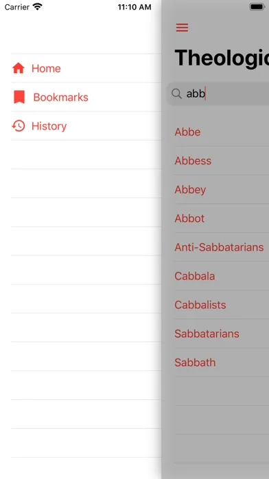Theological Dictionary:Offline स्क्रीनशॉट