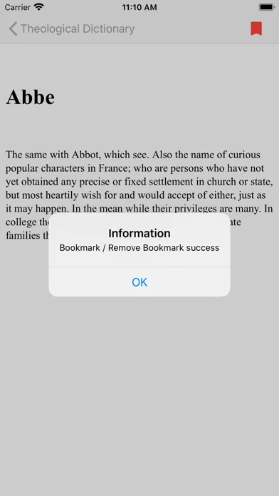 Theological Dictionary:Offline स्क्रीनशॉट