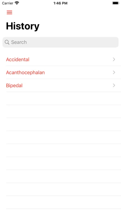 Zoology Dictionary Offline 스크린샷