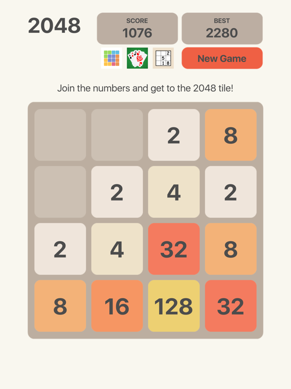 2048 Number Logic Games iPad  स्क्रीनशॉट