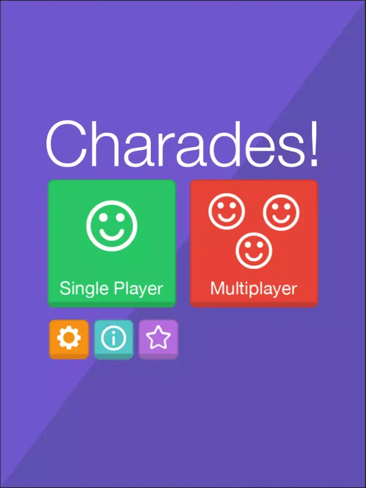 Charades - Cards up on Heads - Free Party Games iPad  Screenshots
